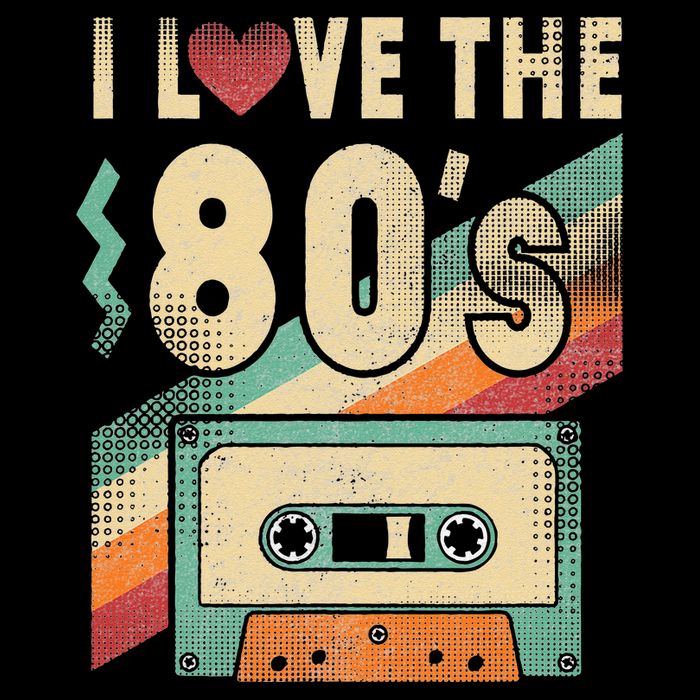 I Love The 80s 80s Vintage Clothes For Women And Men Tall T-Shirt
