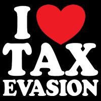 I Love Tax Evasion Funny Commit Tax Fraud I Love Tax Evasion Women's Crop Top Tee