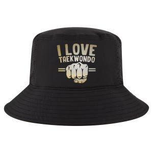 I Love Taekwondo Player Martial Artist Martial Arts Tkd Gift Cool Comfort Performance Bucket Hat