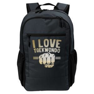 I Love Taekwondo Player Martial Artist Martial Arts Tkd Gift Daily Commute Backpack