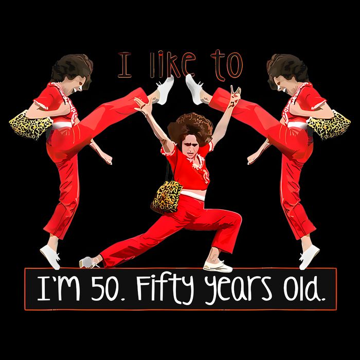 I Like To Kick Stretch And Kick IM 50 Fifty Years Old Pom Pom 12in Knit Beanie