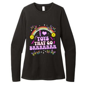 I Love Toys That Go Brrr Funny Inappropriate Adult Humor Womens CVC Long Sleeve Shirt