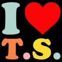 I Love T.S I Heart T.S Funny City Backpack