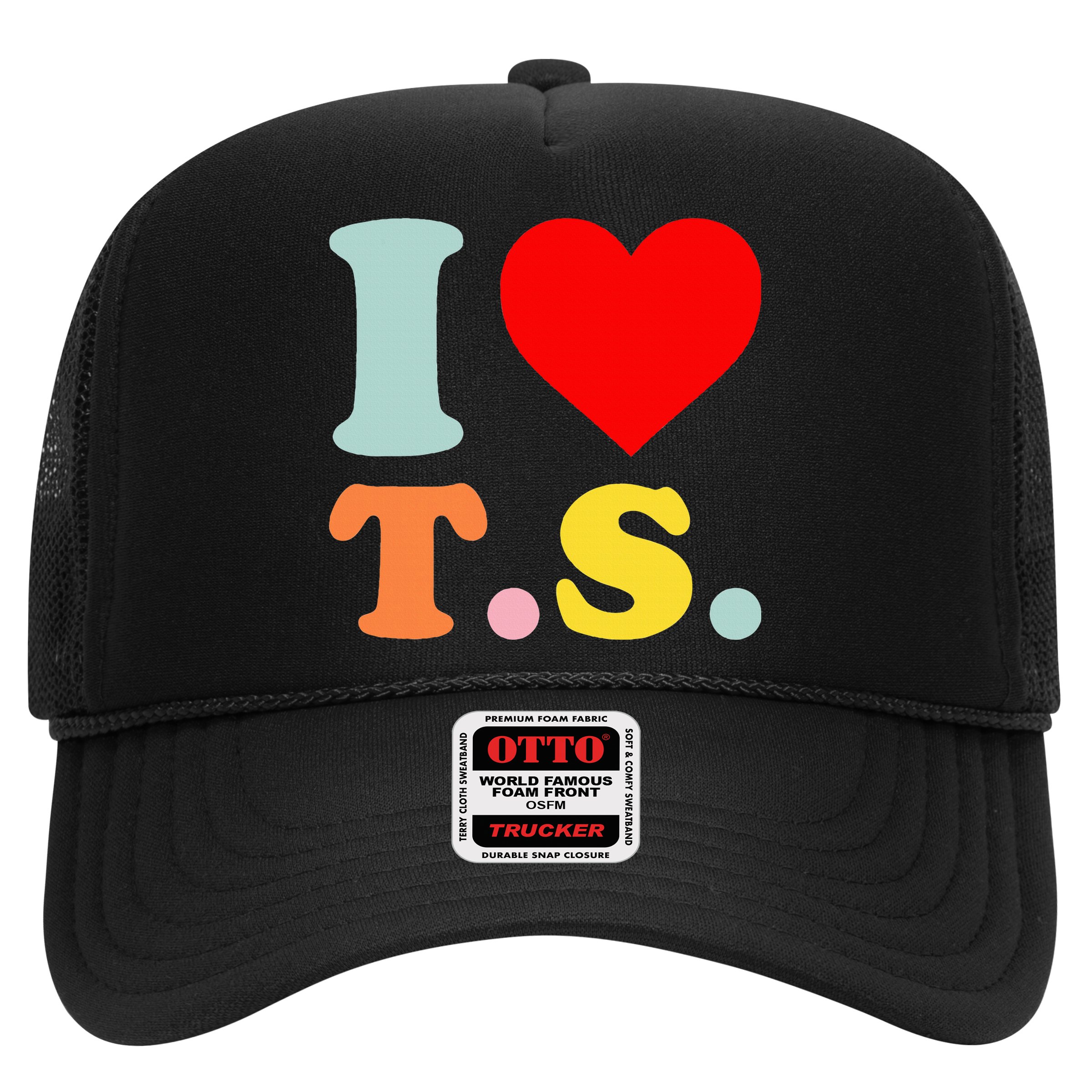I Love T.S I Heart T.S Funny Hat