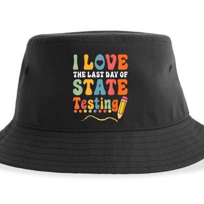 I Love The Last Day Of State Testing Do Your Best Testing Sustainable Bucket Hat