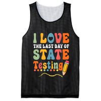 I Love The Last Day Of State Testing Do Your Best Testing Mesh Reversible Basketball Jersey Tank