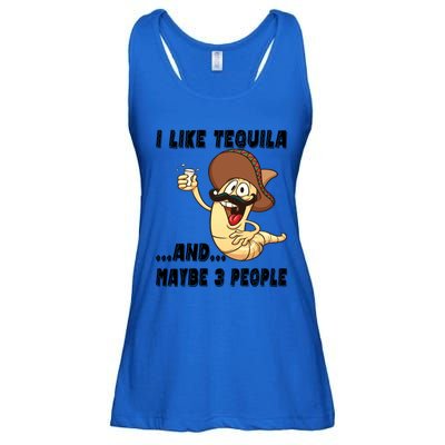 I Like Tequila And Maybe Three People Funny Tequila LoverS Gift Ladies Essential Flowy Tank