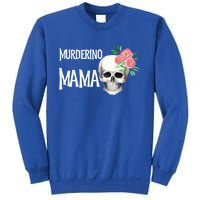 I Like True Crime Mom Murderino Mama Pink Floral Skull Stuff Meaningful Gift Sweatshirt