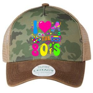 I Love The 80S Party 1980s Themed Costume 80s Theme Outfit Legacy Tie Dye Trucker Hat