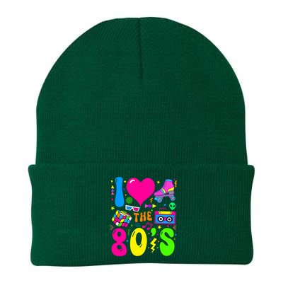 I Love The 80S Party 1980s Themed Costume 80s Theme Outfit Knit Cap Winter Beanie