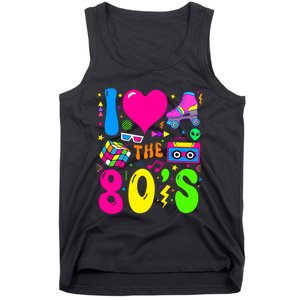 I Love The 80S Party 1980s Themed Costume 80s Theme Outfit Tank Top