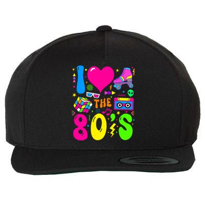 I Love The 80S Party 1980s Themed Costume 80s Theme Outfit Wool Snapback Cap