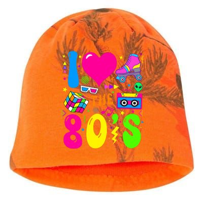 I Love The 80S Party 1980s Themed Costume 80s Theme Outfit Kati - Camo Knit Beanie