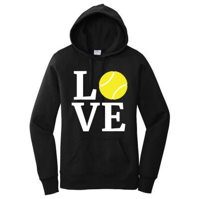 I Love Tennis Tennis Lovers Women's Pullover Hoodie