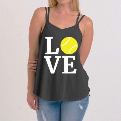 I Love Tennis Tennis Lovers Women's Strappy Tank