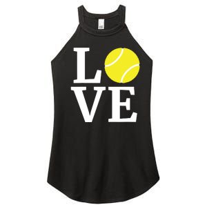 I Love Tennis Tennis Lovers Women's Perfect Tri Rocker Tank