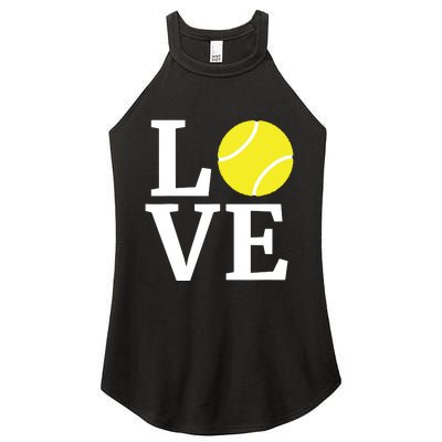 I Love Tennis Tennis Lovers Women's Perfect Tri Rocker Tank