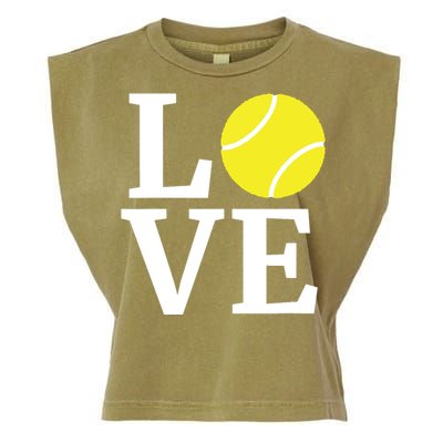 I Love Tennis Tennis Lovers Garment-Dyed Women's Muscle Tee