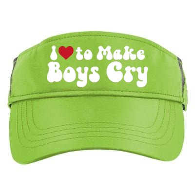 I Love To Make Cry Adult Drive Performance Visor