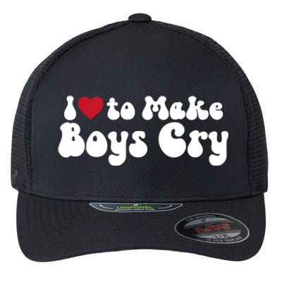 I Love To Make Cry Flexfit Unipanel Trucker Cap