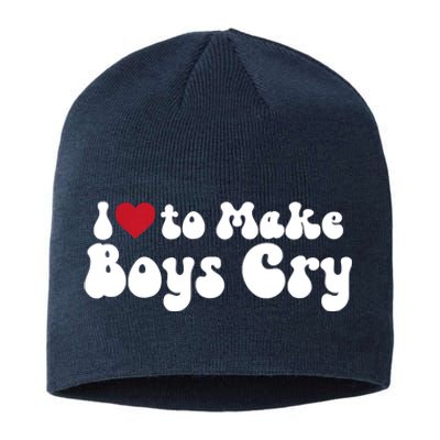 I Love To Make Cry Sustainable Beanie