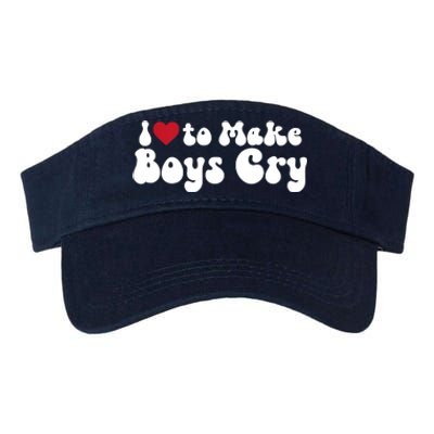 I Love To Make Cry Valucap Bio-Washed Visor