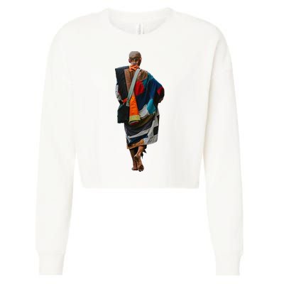 I Love Thich Minh Tue Buddha Vietnam Vietnamese Cropped Pullover Crew