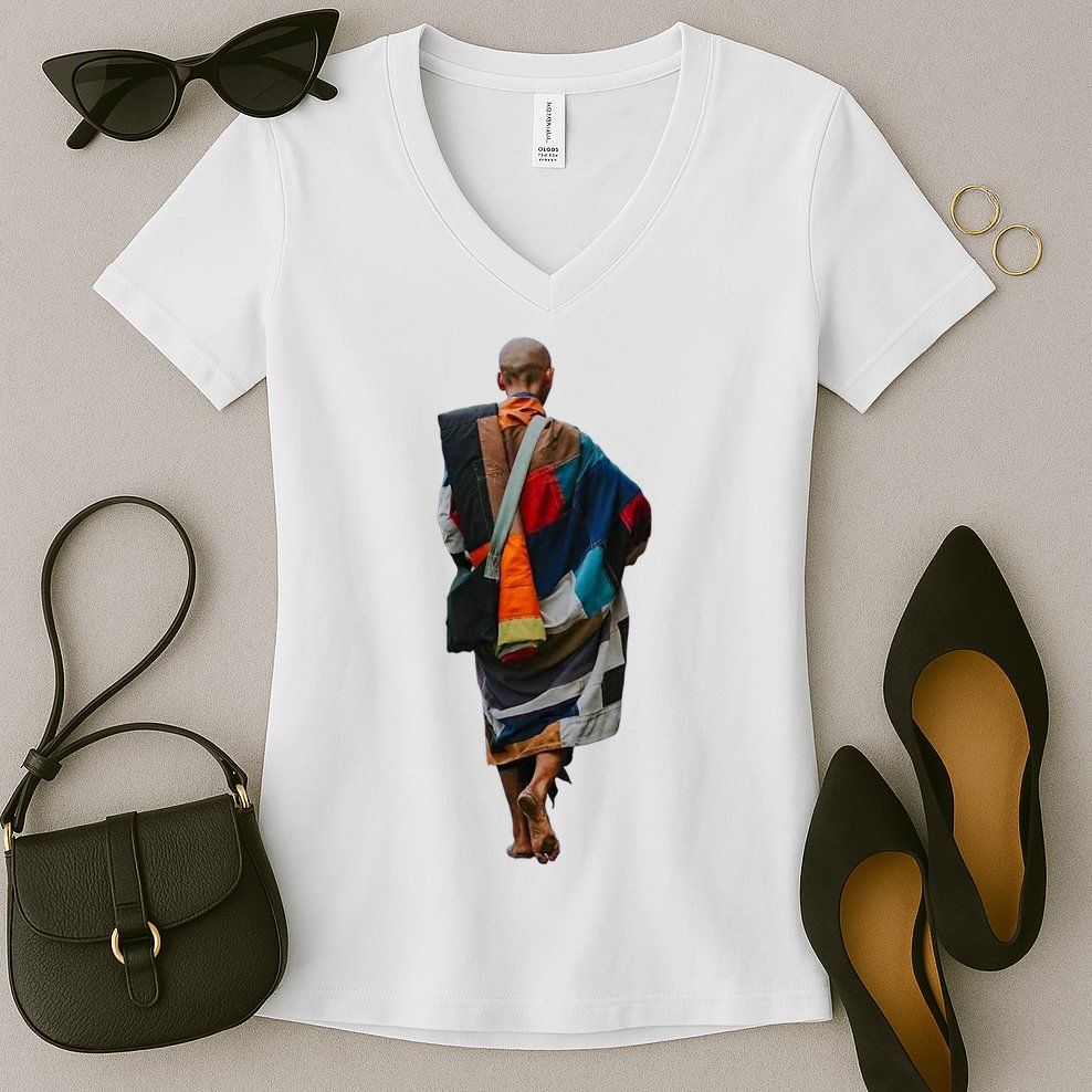 I Love Thich Minh Tue Buddha Vietnam Vietnamese Women's V-Neck T-Shirt