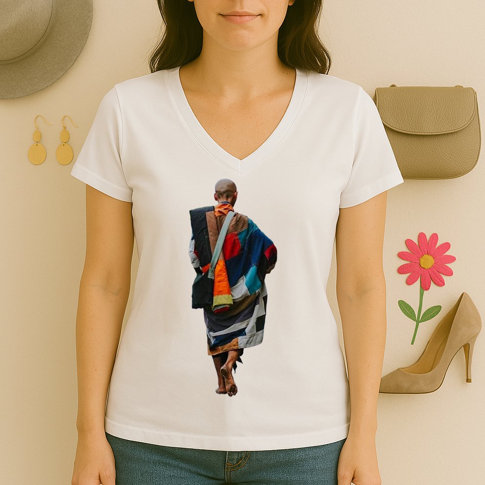 I Love Thich Minh Tue Buddha Vietnam Vietnamese Women's V-Neck T-Shirt