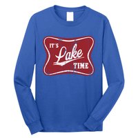 ItS Lake Time Lake Camper Life Likes Fishing Gift Long Sleeve Shirt