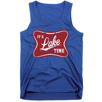 ItS Lake Time Lake Camper Life Likes Fishing Gift Tank Top