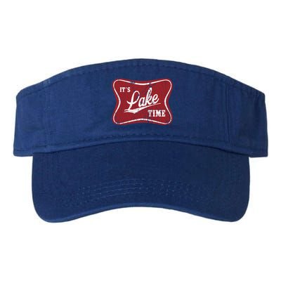 ItS Lake Time Lake Camper Life Likes Fishing Gift Valucap Bio-Washed Visor