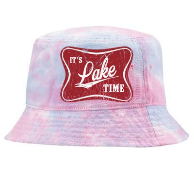 ItS Lake Time Lake Camper Life Likes Fishing Gift Tie-Dyed Bucket Hat