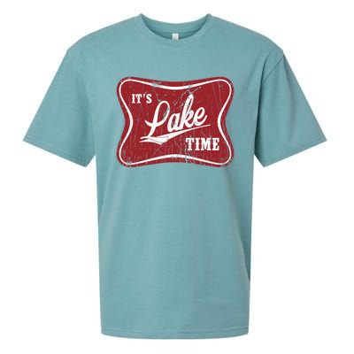 ItS Lake Time Lake Camper Life Likes Fishing Gift Sueded Cloud Jersey T-Shirt