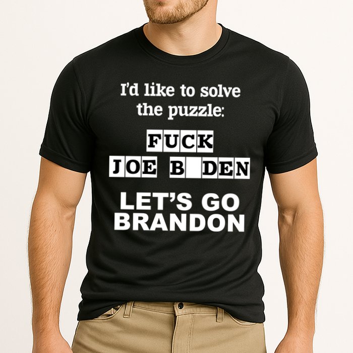 I’d Like To Solve The Puzzle FJB Anti Biden Let’s Go Brandon Performance Shirt