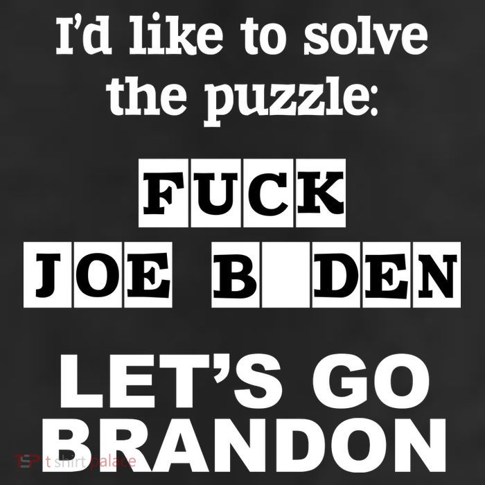 I’d Like To Solve The Puzzle FJB Anti Biden Let’s Go Brandon Crop Fleece Hoodie