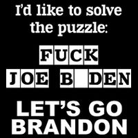 I’d Like To Solve The Puzzle FJB Anti Biden Let’s Go Brandon Baby Bodysuit