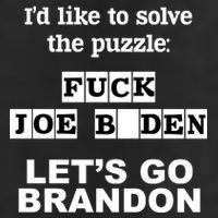I’d Like To Solve The Puzzle FJB Anti Biden Let’s Go Brandon Microfiber Hand Towel