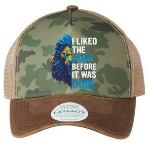 I Liked The Lions Before It Was Cool Legacy Tie Dye Trucker Hat