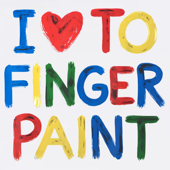 I Love To Finger Paint IM Paint Cooling Performance Crew T-Shirt