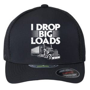 I Love The Smell Of Diesel In The Morning Truck Driver Flexfit Unipanel Trucker Cap