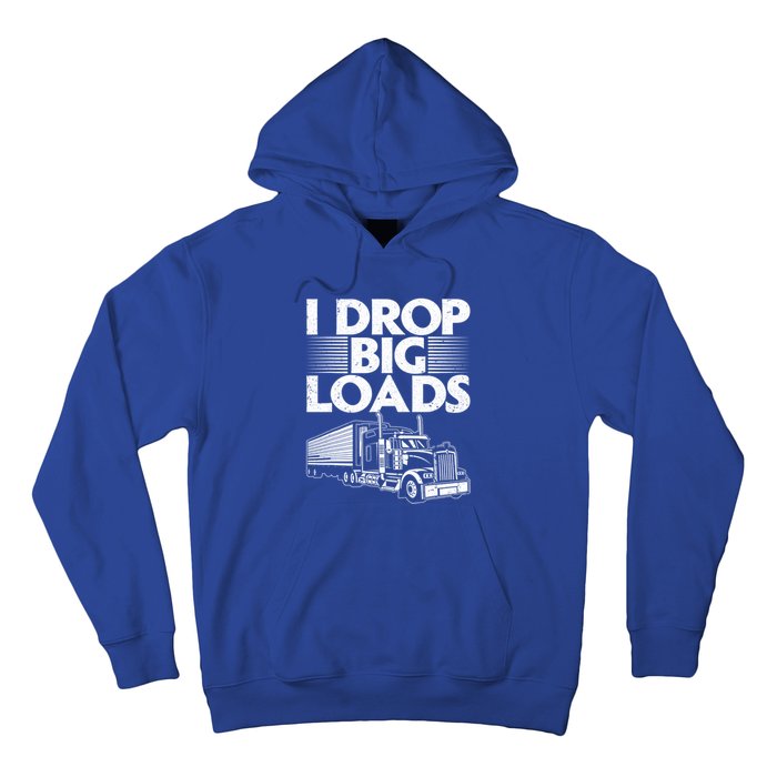 I Love The Smell Of Diesel In The Morning Truck Driver Hoodie