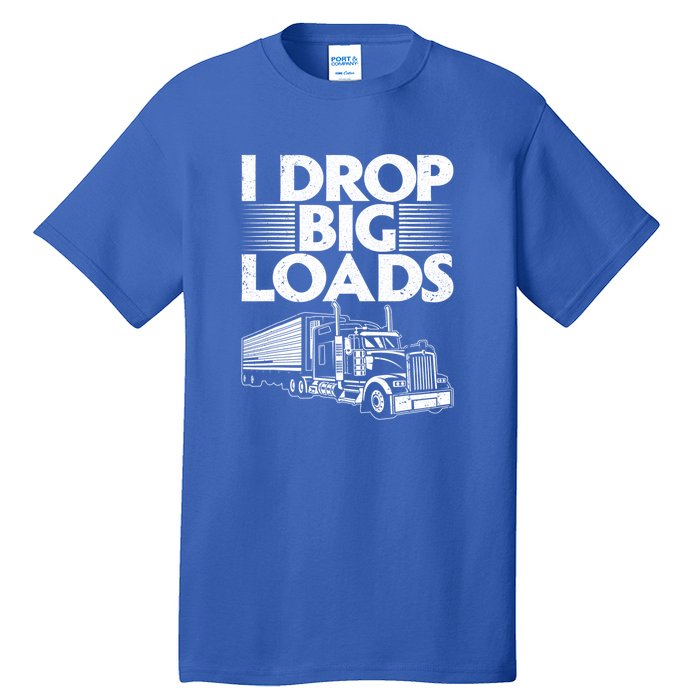 I Love The Smell Of Diesel In The Morning Truck Driver Tall T-Shirt