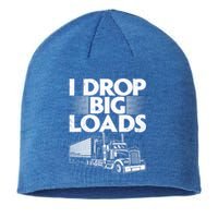 I Love The Smell Of Diesel In The Morning Truck Driver Sustainable Beanie