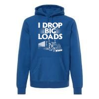 I Love The Smell Of Diesel In The Morning Truck Driver Premium Hoodie