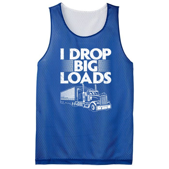 I Love The Smell Of Diesel In The Morning Truck Driver Mesh Reversible Basketball Jersey Tank