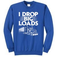 I Love The Smell Of Diesel In The Morning Truck Driver Tall Sweatshirt