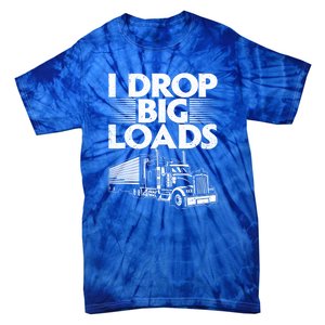 I Love The Smell Of Diesel In The Morning Truck Driver Tie-Dye T-Shirt