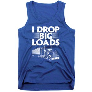 I Love The Smell Of Diesel In The Morning Truck Driver Tank Top