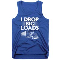 I Love The Smell Of Diesel In The Morning Truck Driver Tank Top